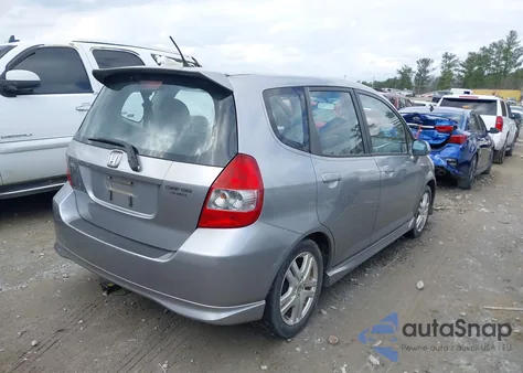 2008 Honda Fit Sport из США, поврежденный, VIN JHMGD37608S005616
